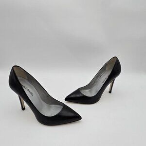 Gerard Darel black leather pointed-toe pumps Heels